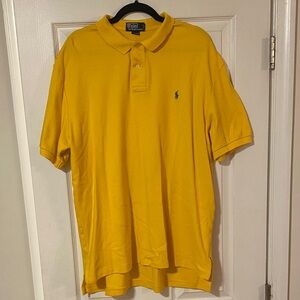 Polo by Ralph Lauren Bright Yellow Polo Collar Shirt Men’s XL